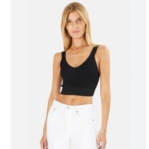 Re/Done 90s Ribbed Crop Top Size M